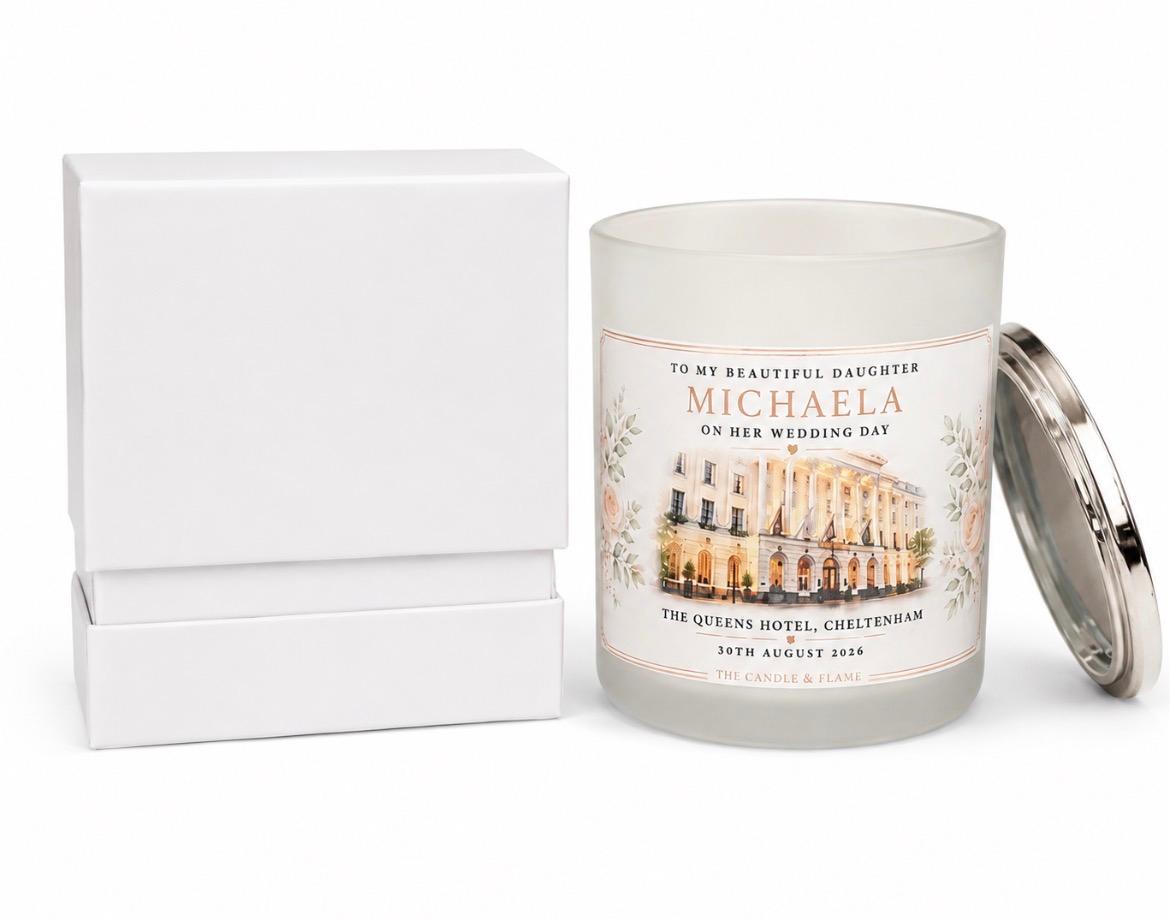 Personalised Wedding Candle  - 35cl/350g