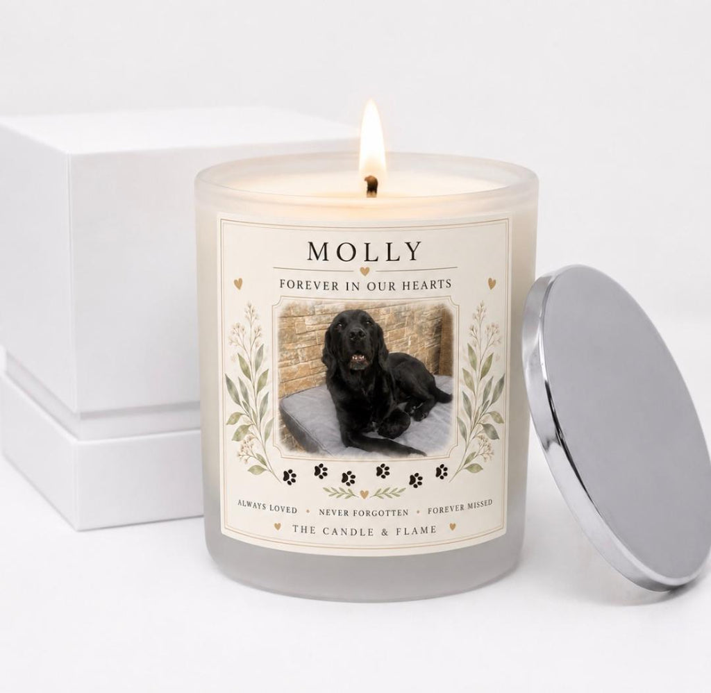 Personalised Pet Memorial Candle -  35cl/350g