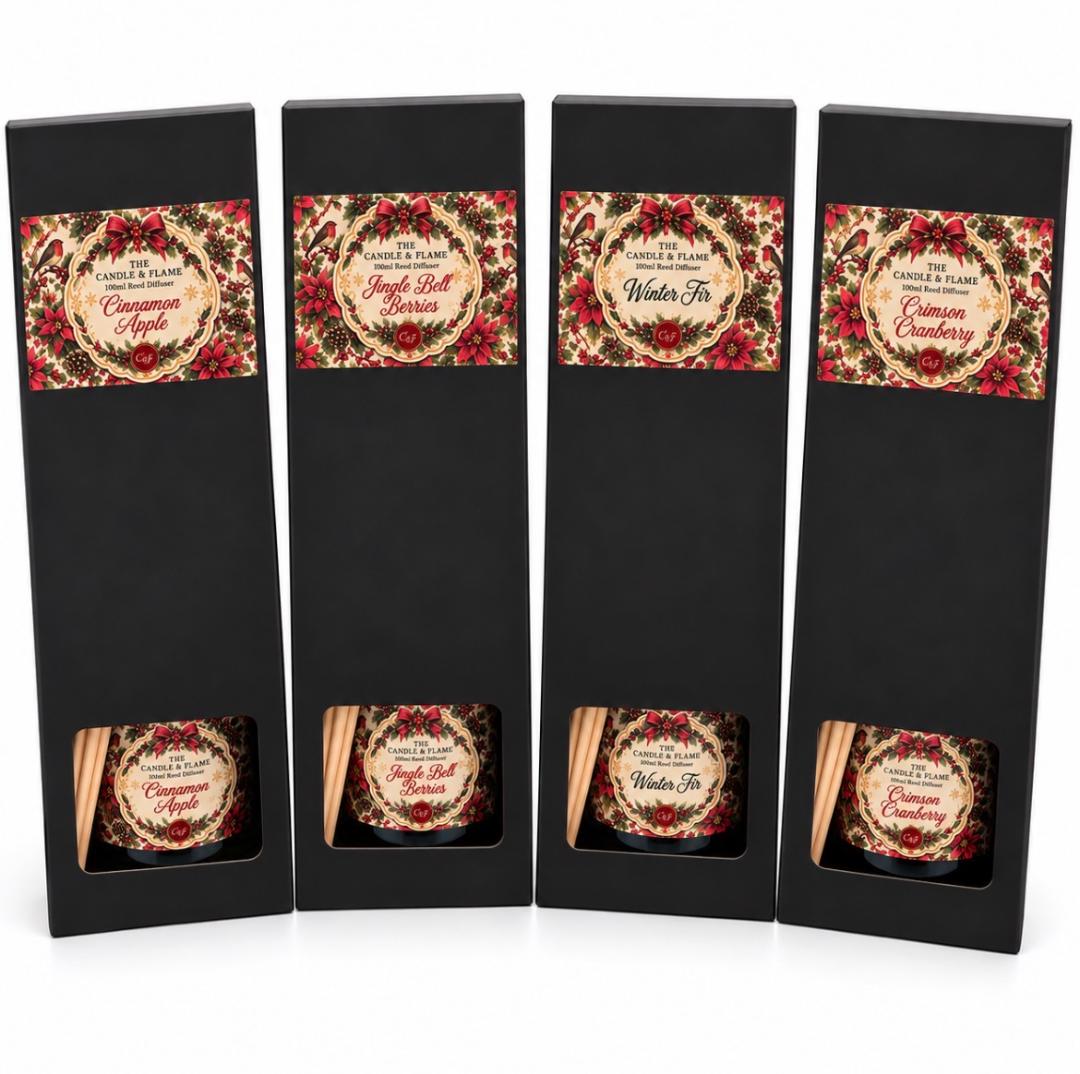 100 ml Christmas Fragranced Reed Diffusers