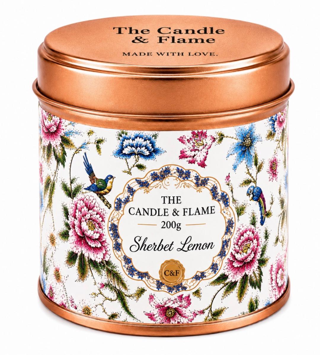 Sherbet Lemon Scented Candle - 20cl/200g